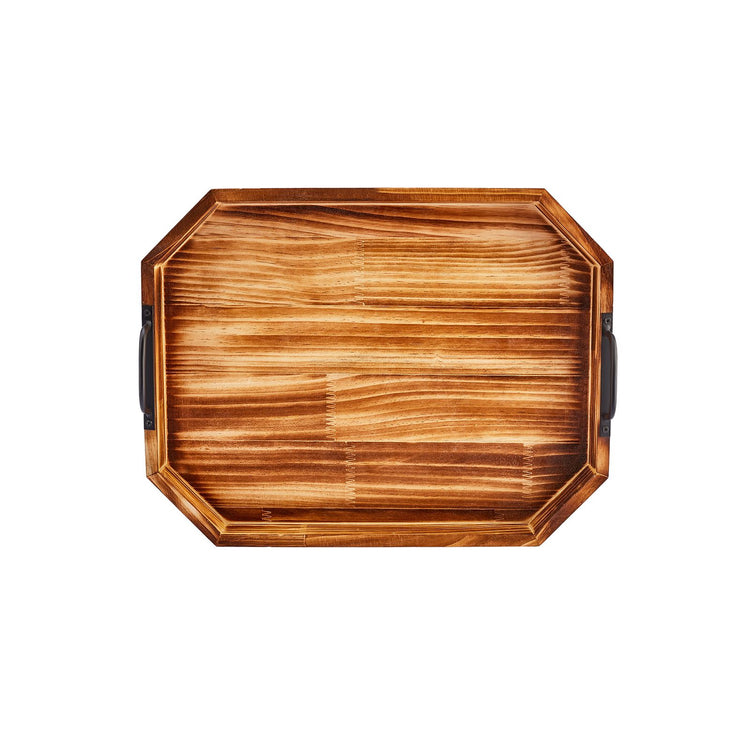 KARACA RUSTIC 42 CM RECTANGULAR TRAY, WOOD