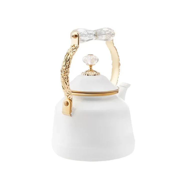 KARACA TROY VINTAGE KETTLE, WHITE