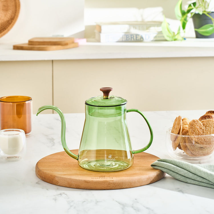 KARACA MARTINA COFFEE KETTLE 600 ML, GREEN