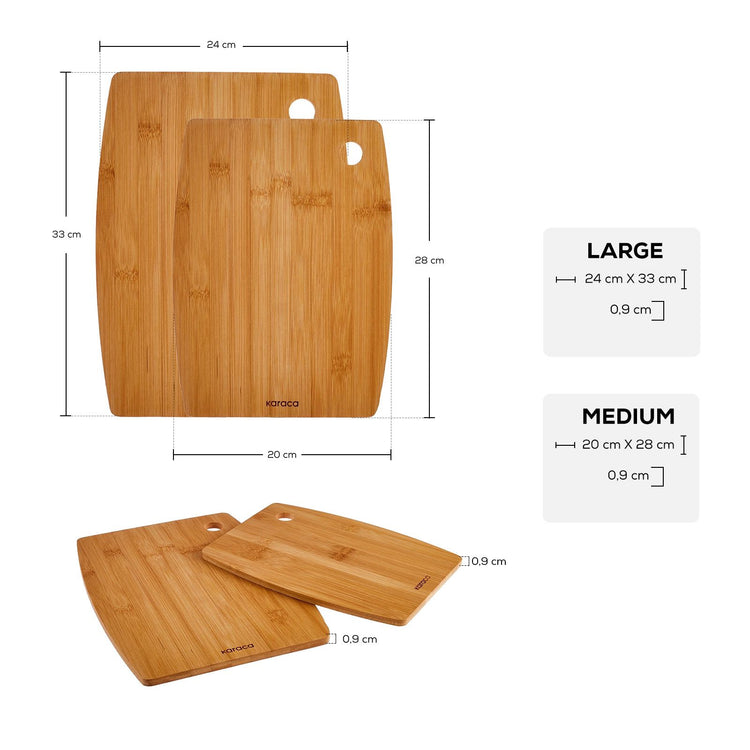KARACA BADE 2-PIECE CUTTING BOARD