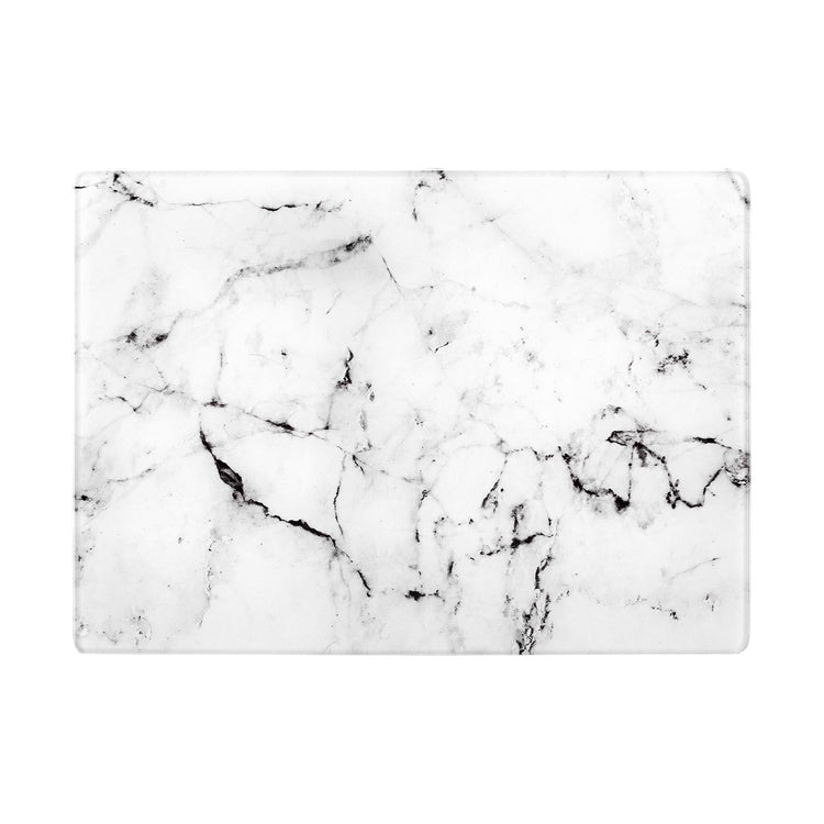 KARACA DEEP GLASS CUTTING BOARD, WHITE