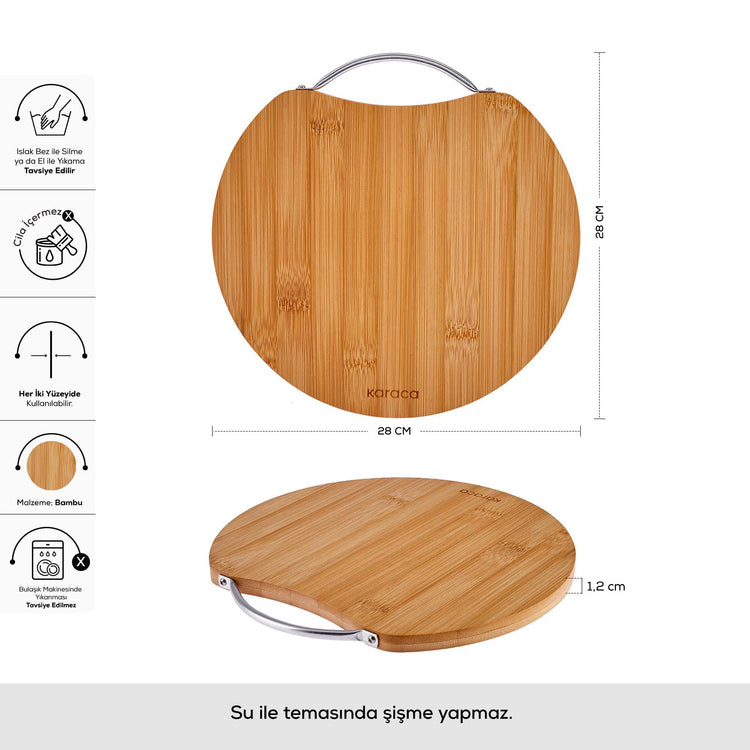 KARACA OWEN ROUND LARGE CUTTING BOARD