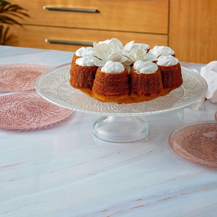 KARACA DANTEL PINK WHITE 7-PIECE SET, MULTICOLOR