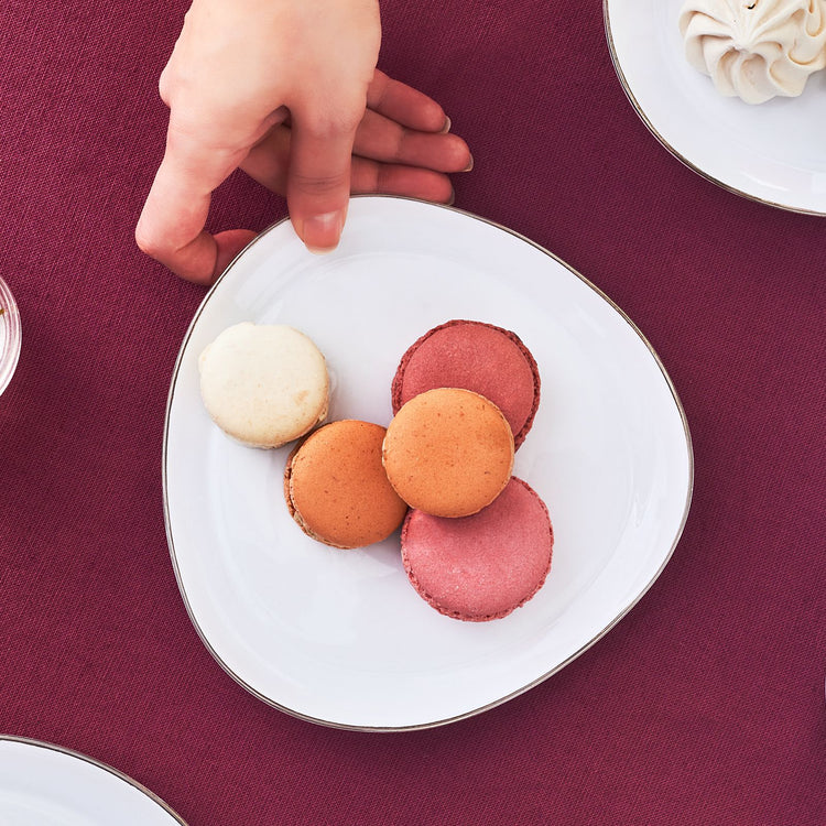 KARACA PURE 6-PIECE 17 CM CAKE SET, WHITE