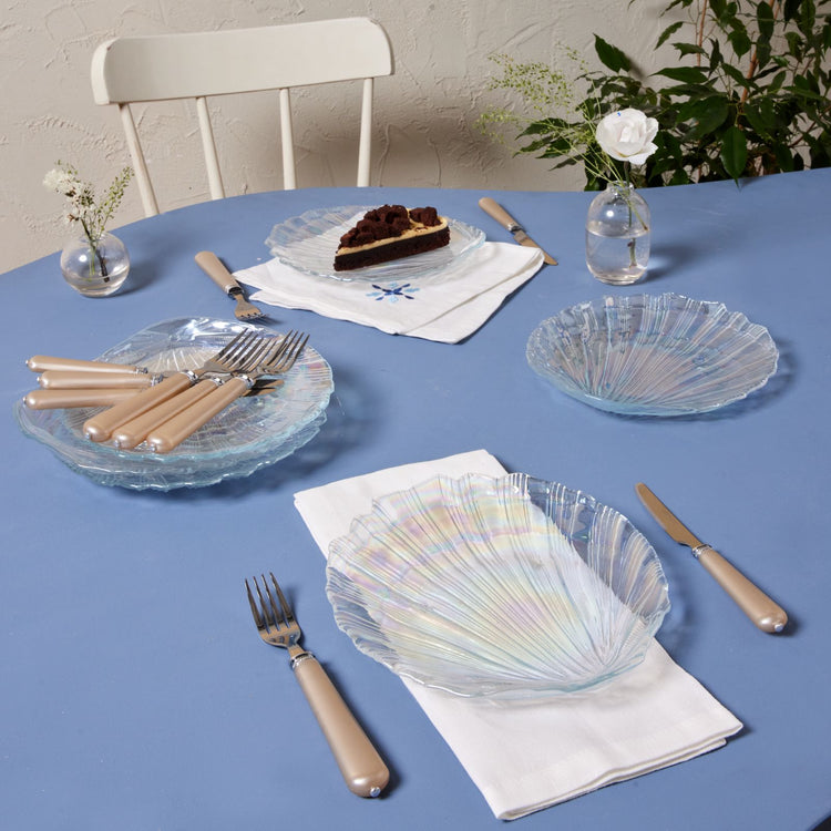KARACA MADISON 21 CM 6-PIECE GLASS CAKE/DESSERT SET, LUSTER