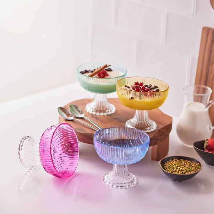 KARACA RAINBOW 4-PIECE BOWL SET, MULTICOLOR
