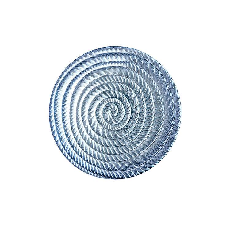 KARACA MINI 7-PIECE GLASS CAKE/PASTA SET, BLUE