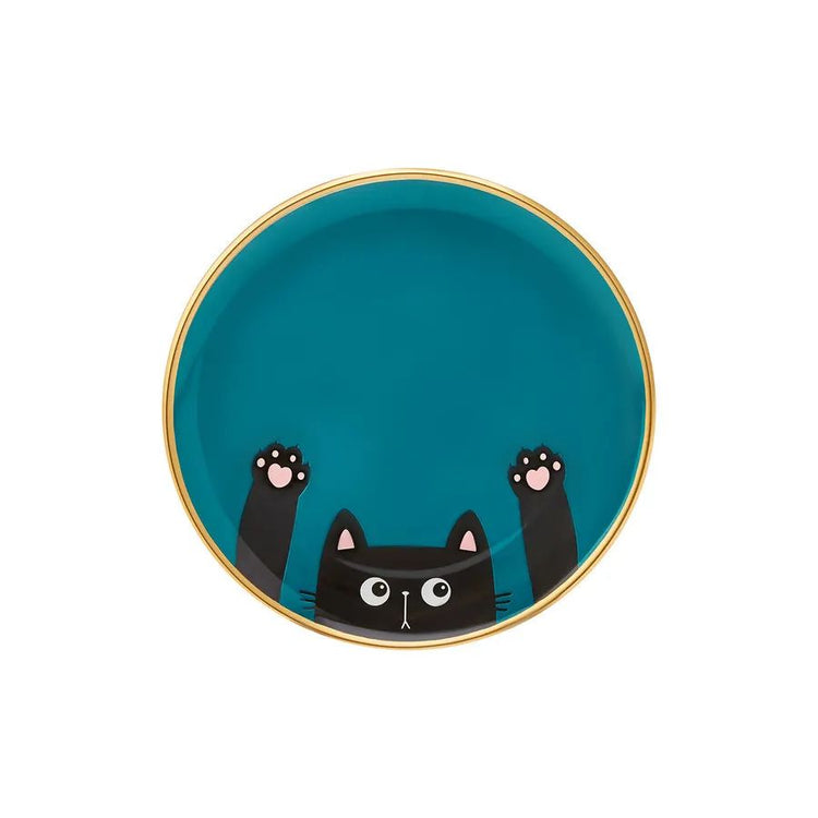 KARACA PAWS 4-PIECE CAKE/DESSERT SET