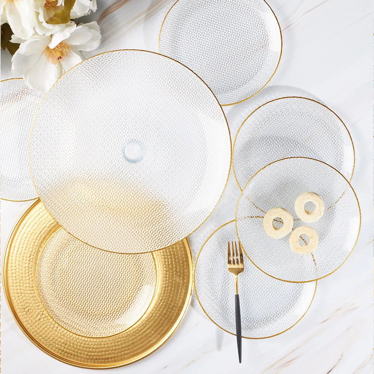 KARACA TUANA 7-PIECE CAKE/DESSERT SET, GOLD