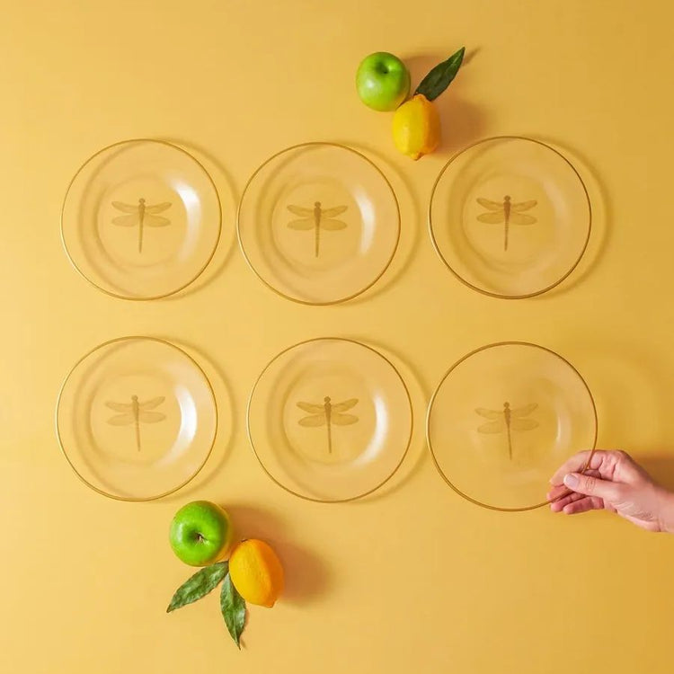 KARACA YUSUFCUK 6-PIECE 19 CM CAKE SET, YELLOW