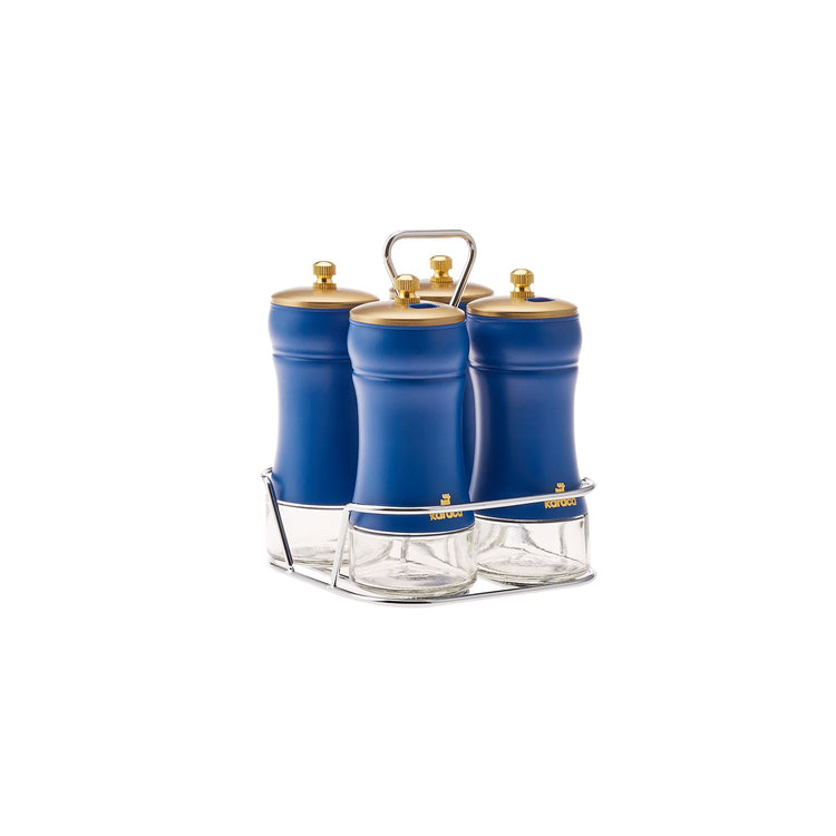 KARACA BLUE BERRY 5-PIECE SPICE SET, BLUE