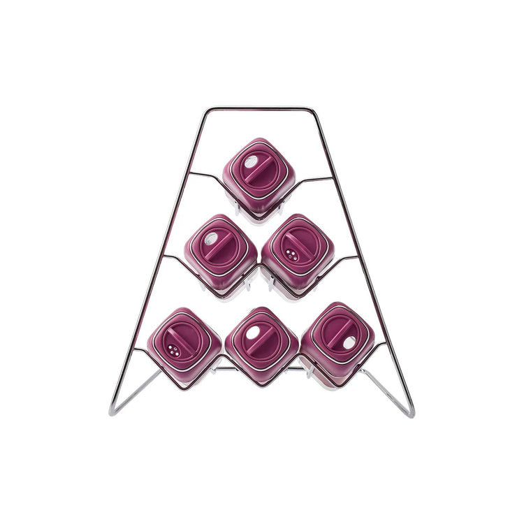 KARACA HORIZON 7-PIECE TRIANGULAR SPICE SET, PURPLE