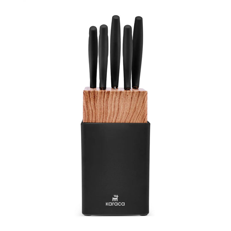 KARACA MASTERCUT 6-PIECE KNIFE SET, BLACK