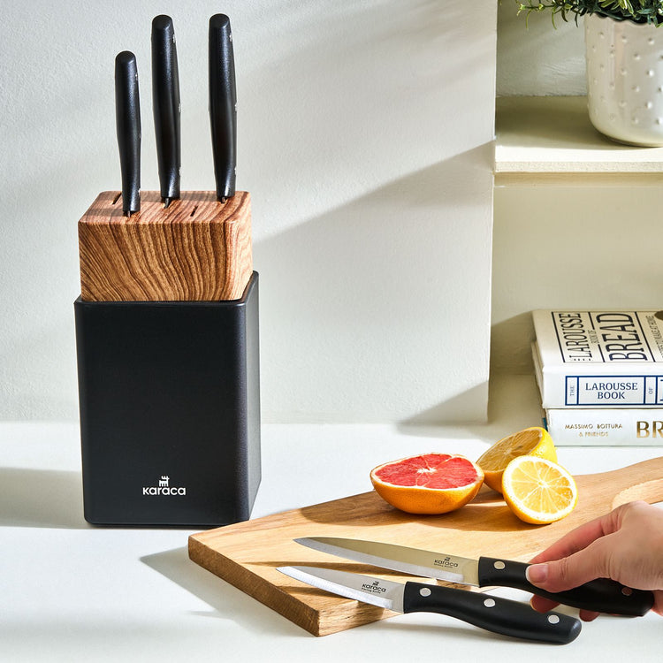 KARACA MASTERCUT 6-PIECE KNIFE SET, BLACK