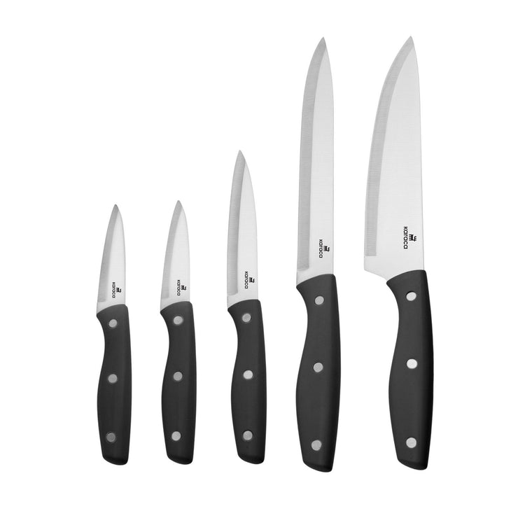 KARACA MASTERCUT 6-PIECE KNIFE SET, BLACK