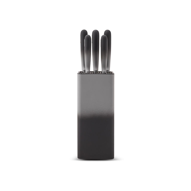 KARACA MOONLIGHT SQUARE 6-PIECE KNIFE SET, GRAY