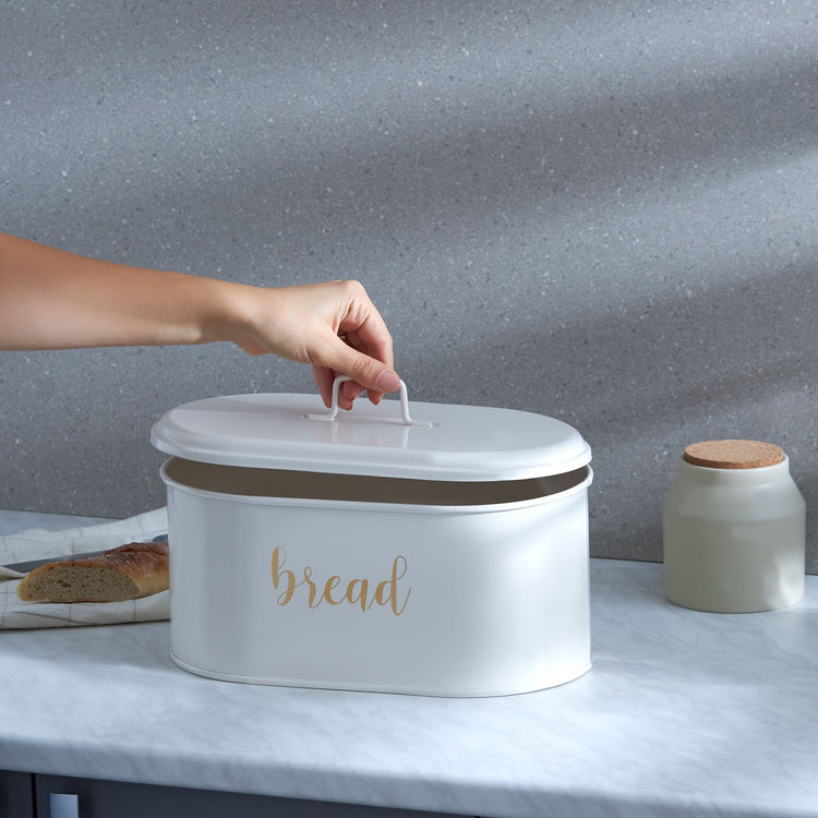 KARACA MONROE CREAM BREAD BOX