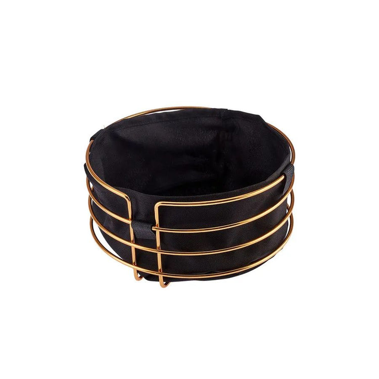 KARACA LUCY GOLD BREAD BASKET, GOLD