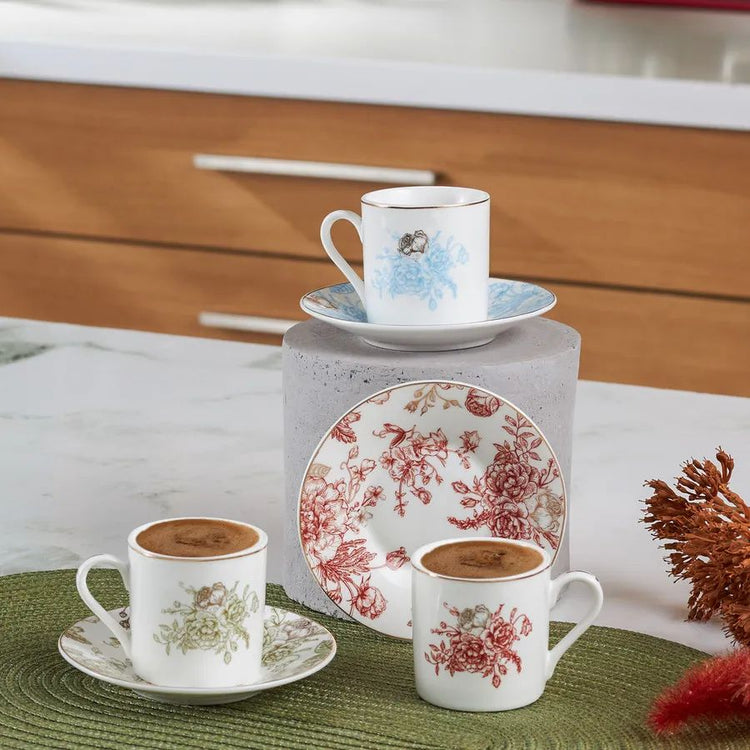 KARACA GRAND ASSORTED 6-PERSON COFFEE CUP