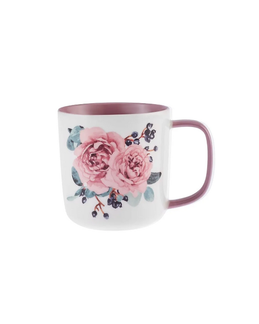 KARACA CICEKLI 360 ML MUG, PINK