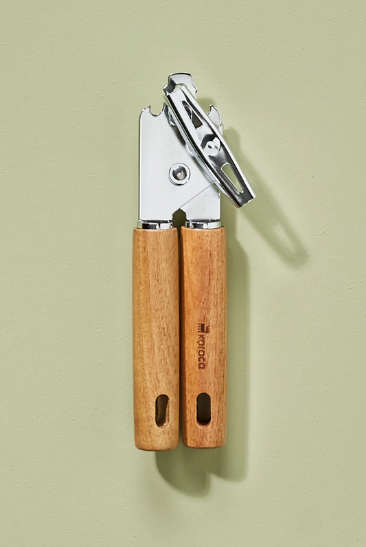 KARACA WOODY JAR OPENER, STAINLESS STEEL