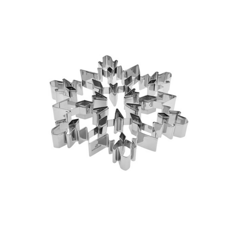 KARACA NEW YEAR 23 SNOWFLAKE COOKIE CUTTER, STEEL