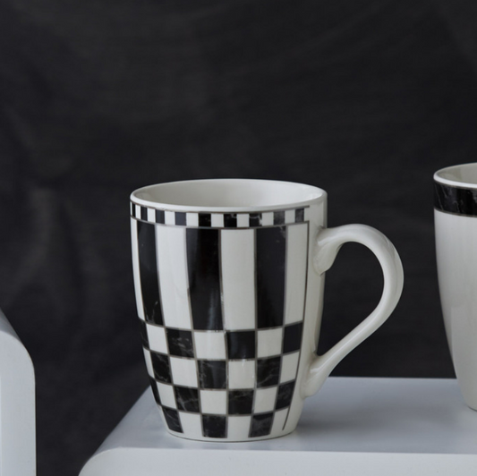 KARACA CHECKERED MUG 320 ML