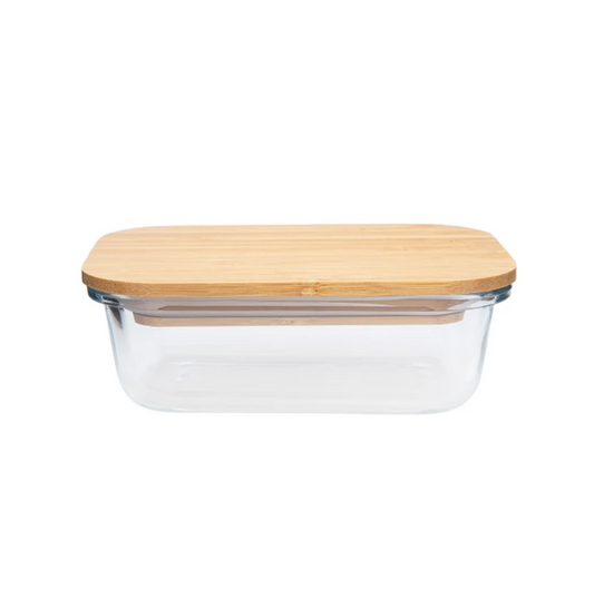 KARACA KARYA RECTANGULAR GLASS STORAGE CONTAINER 370 ML