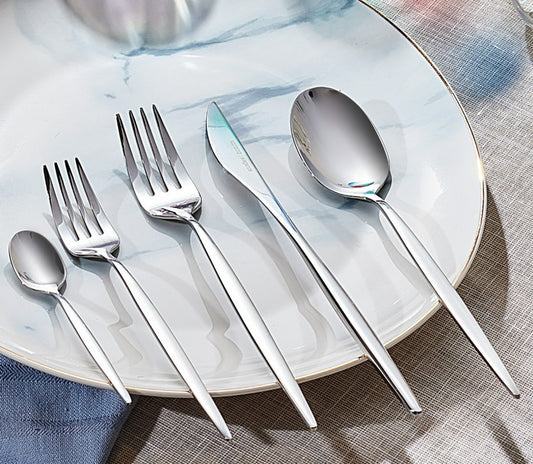 KARACA LIZBON PLATINUM 60-PIECE CUTLERY SET FOR 12 PEOPLE