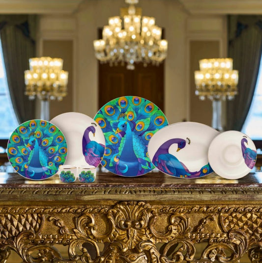 KARACA X CIRAGAN PALACE SHOP FINE PEARL 28-PIECE 6-PERSON DINNER SET