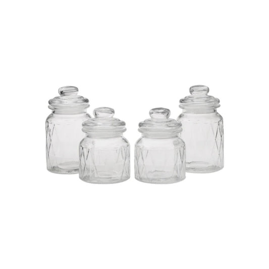 KARACA MUTS GLASS 4-PIECE SPICE SET