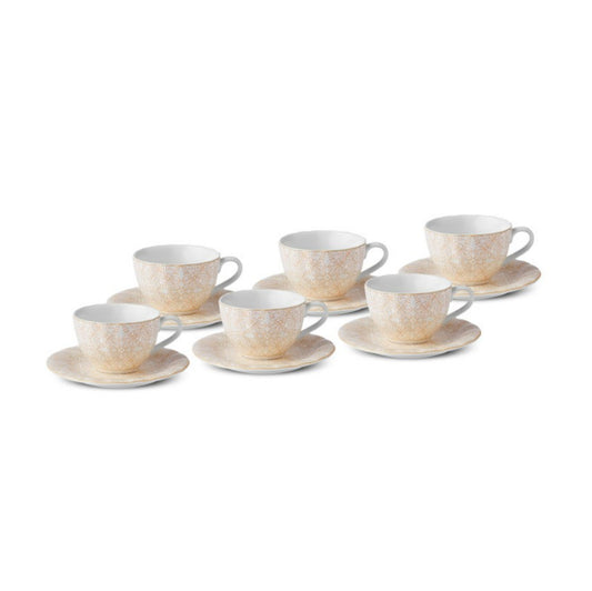 KARACA CASA 6-PERSON COFFEE CUP SET 80 ML
