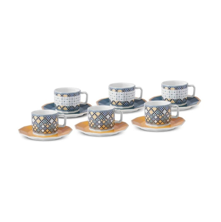 KARACA MADRID 6-PERSON COFFEE CUP SET 90 ML