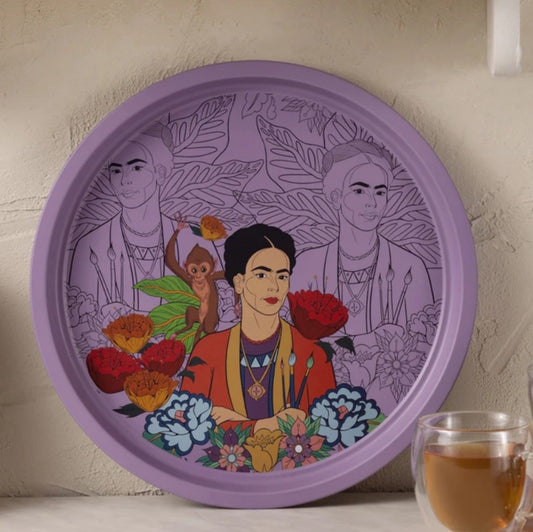 KARACA FRIDA METAL ROUND TRAY 35 CM