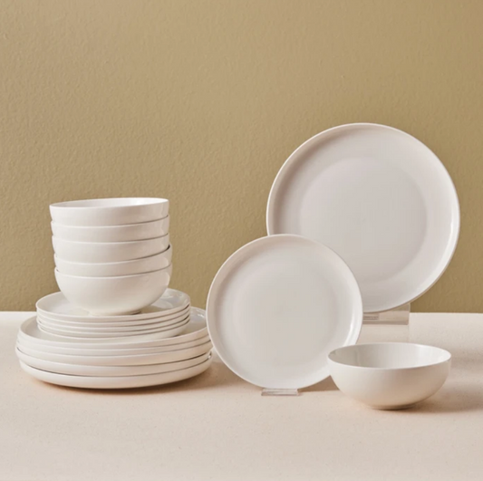 KARACA STREAM BONE REMI 18-PIECE 6-PERSON DINNERWARE SET