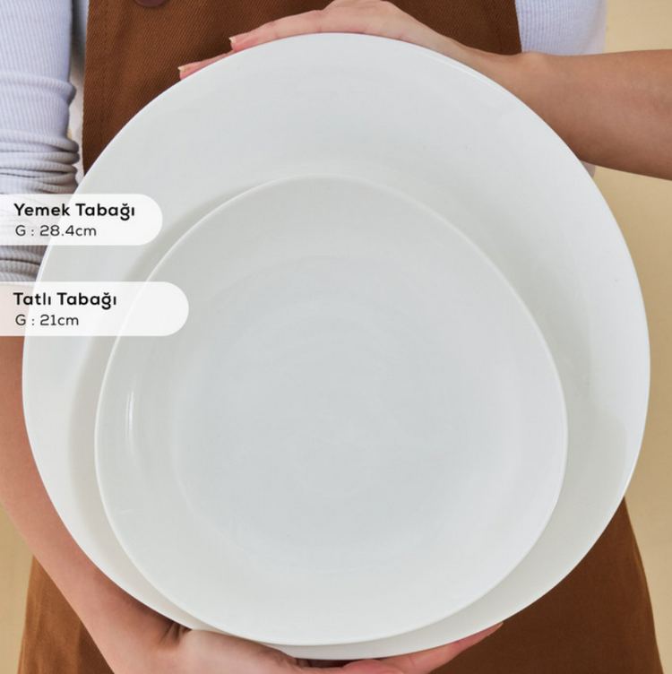 KARACA STREAM BONE RUBICON 18-PIECE 6-PERSON DINNER SET