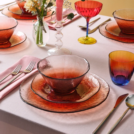 KARACA DUNE PEACH 18-PIECE 6-PERSON DINNERWARE SET