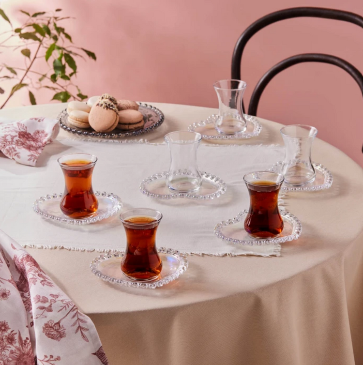 KARACA RORY 6-PERSON 12-PIECE TEA SET 130 ML