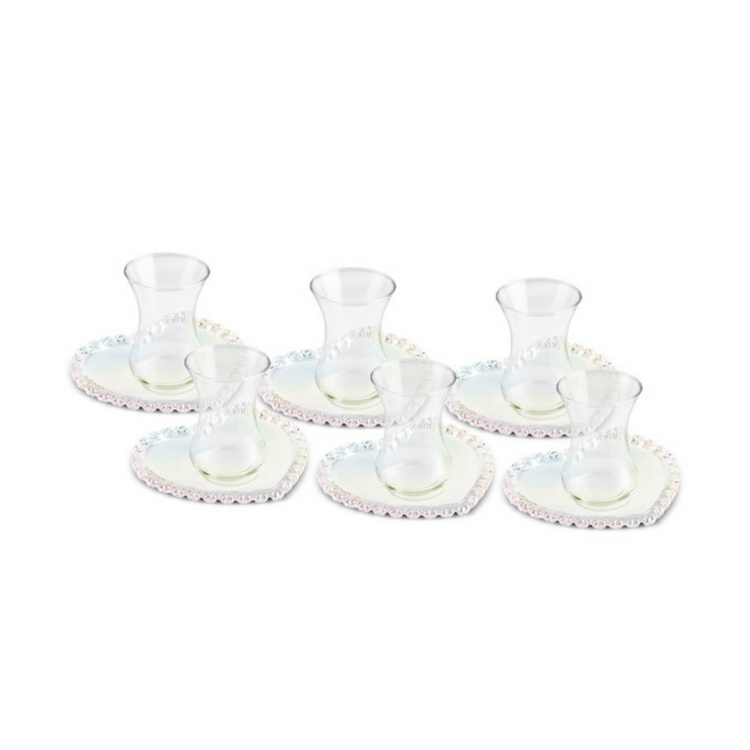 KARACA RORY 6-PERSON 12-PIECE TEA SET 130 ML