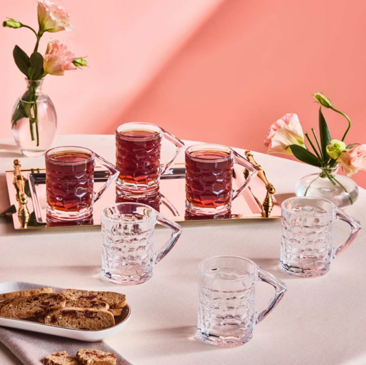 KARACA DEFNE 6-PIECE TEA GLASS SET