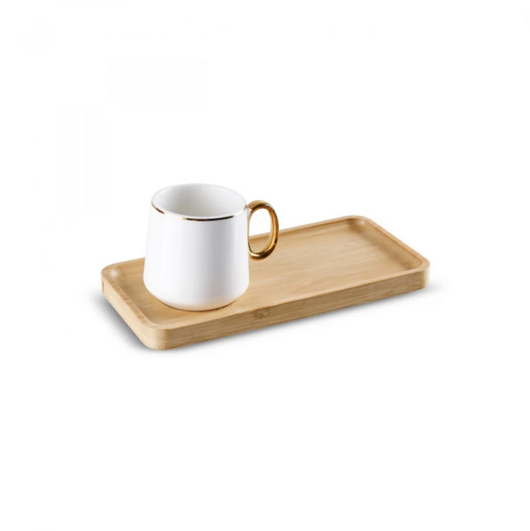 KARACA ADA BAMBOO BASED 2-PERSON COFFEE CUP SET 90 ML