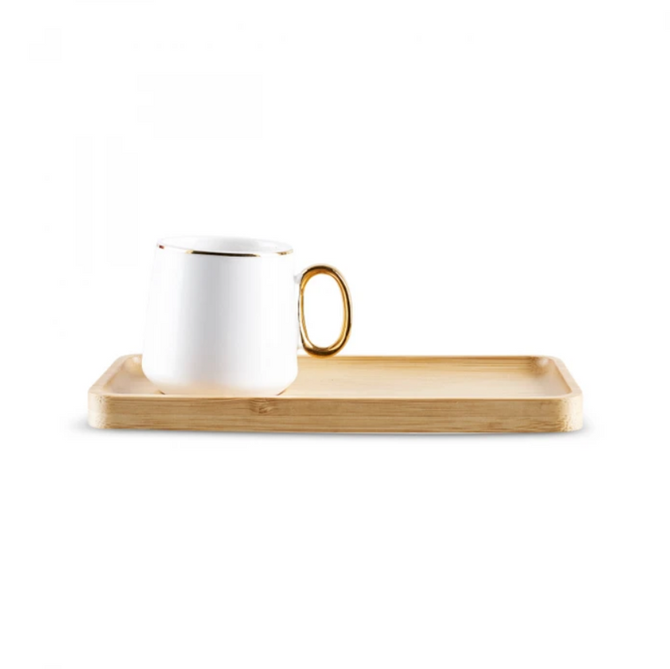 KARACA ADA BAMBOO BASED 2-PERSON COFFEE CUP SET 90 ML