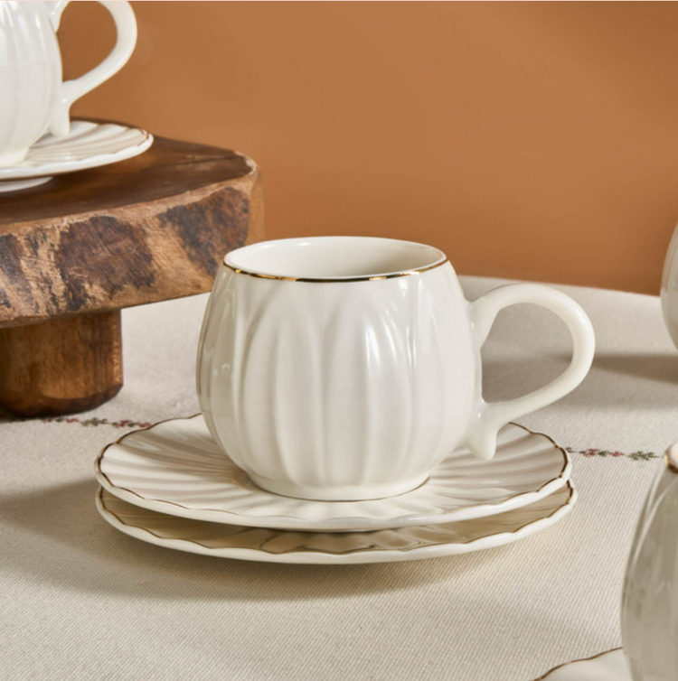 KARACA EYLÜL 6-PERSON COFFEE CUP SET
