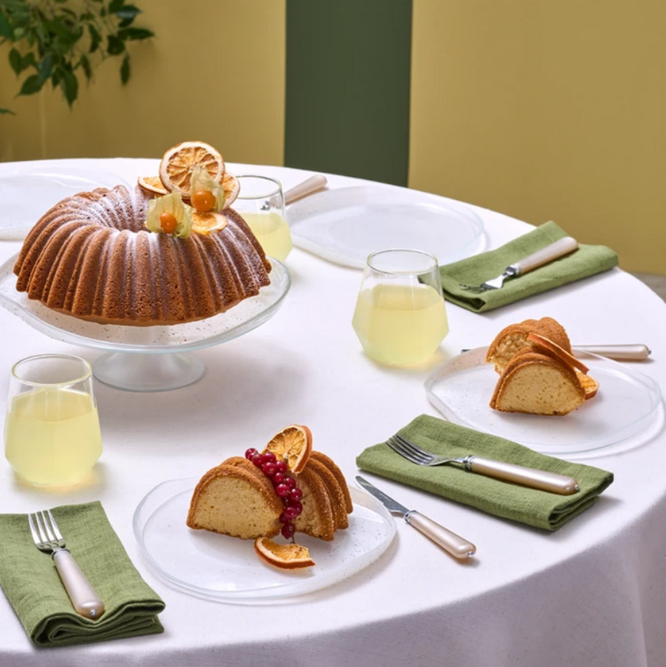 KARACA JOTA GREY 6-PERSON DESSERT SET