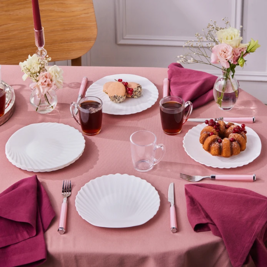 KARACA SHELL 6-PERSON CAKE SET