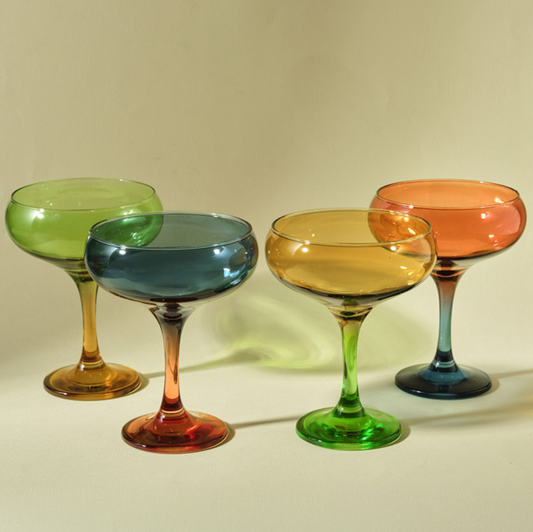 KARACA MARY 4-PIECE GLASS DESSERT/ICE CREAM SET