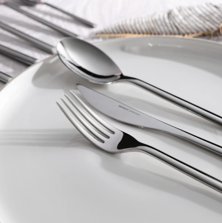 KARACA KENDO 84-PIECE 12-PERSON CUTLERY SET PREMIUM BOXED