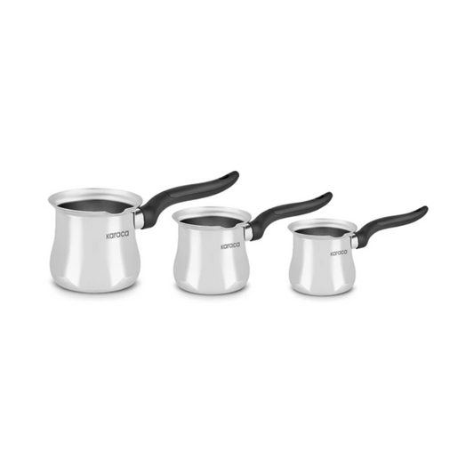 KARACA LOTUS 3-PIECE COFFEE POT SET