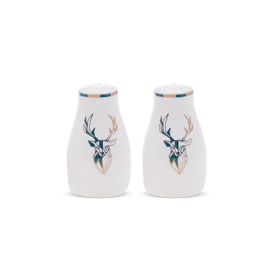 KARACA ARIES SALT AND PEPPER SHAKER SET GREEN