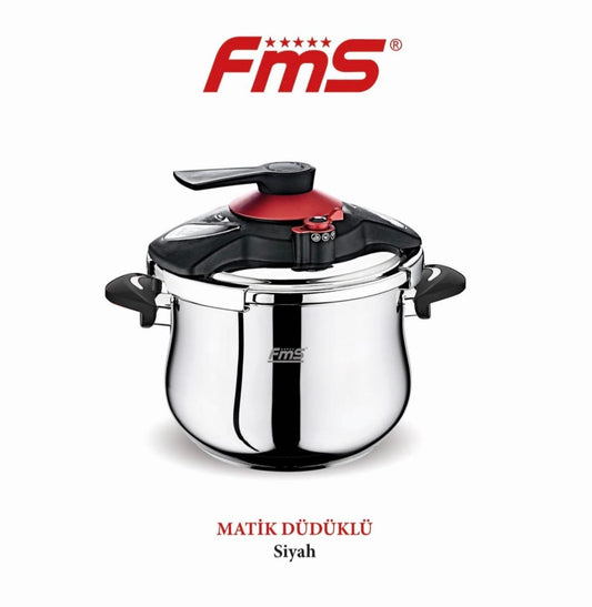 FMS MERKUR 7 LT MATİK PRESSURE POT SET BLACK